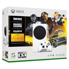 Game console Microsoft Xbox Series S 512GB SSD Whitewhich includes a wireless controller and a package of virtual coins for games