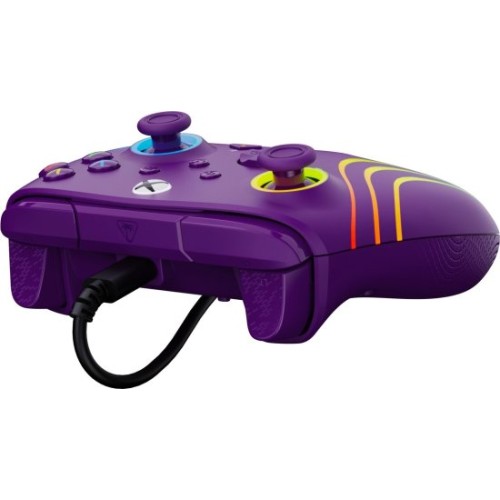 Afterglow RGB WAVE Xbox Gaming Controller — Purple