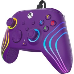 Afterglow RGB WAVE Xbox Gaming Controller — Purple