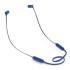 Headphones JBL Bluetooth Tune 110BT in blue color.