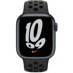 אפל ווטש 7 נייק עם סים 41 ממ בצבע מידנייט Apple Watch 7 cellular MKJ43HB/A