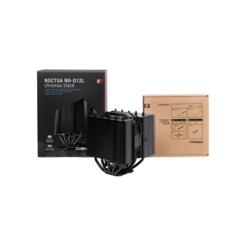 קירור למעבד NOCTUA NH-D12L chromax.black