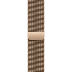 שעון Apple Watch 42mm Series 11 GPS + Cellular בצבע Gold Titanium עם רצועת Gold Milanese Loop — מידה One Size (2025)