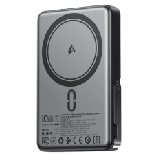 Портативный магнитный аккумулятор M17 с быстрой беспроводной зарядкой 22,5 Вт 10000 мАч  — черный