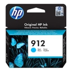Оригинальный голубой картридж HP 912 для принтеров HP OfficeJet