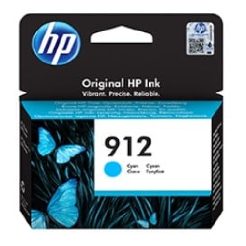 Original HP 912 Cyan Ink Cartridge for HP OfficeJet Printers