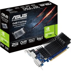 Дешевая видеокарта Nvidia GT 730 2GB GDDR5 Asus GT730-4H-SL-2GD5