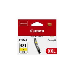 מחסנית דיו צהובה מקורית Canon CLI-581XXLY בתפוקה גבוהה למדפסות Canon PIXMA