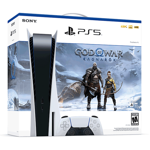 קונסולת משחקים Console PlayStation 5 BR GOD OF WAR + שלט נוסף