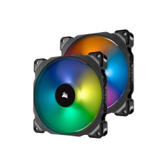 סט מאווררים CORSAIR ML140 PRO RGB LED ‏140 מ״מ PWM ריחוף מגנטי (2 יח׳)
