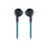 Bluetooth headphones JBL Tune 205BT in blue color.