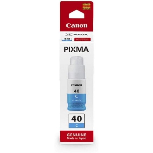 Original Canon GI-40 C Cyan Ink Bottle for Canon PIXMA MegaTank Printers