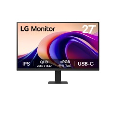 מסך מחשב LG 27" QHD IPS — שחור