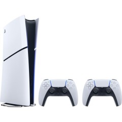 Sony PlayStation 5 Slim 1TB Digital Edition Bundle + 2 DualSense Wireless Controllers