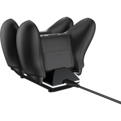 עמדת טעינה כפולה ספרקפוקס דואל קונטרולר צ'ארג' Sparkfox Dual Controller Charger עבור Xbox Series X/S  צבע שחור