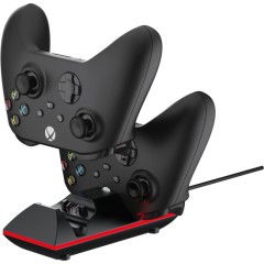 עמדת טעינה כפולה ספרקפוקס דואל קונטרולר צ'ארג' Sparkfox Dual Controller Charger עבור Xbox Series X/S  צבע שחור