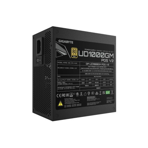 Power Supply GIGABYTE UD1000GM PG5 V2 1000W 80+ Gold PCIe 5.1