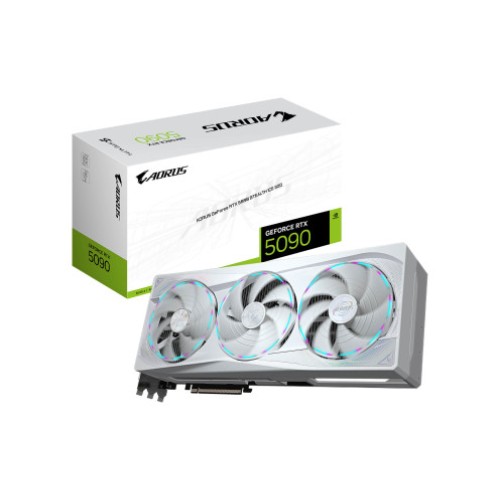 GIGABYTE AORUS GEFORCE RTX 5090 STEALTH ICE 32G GV-N5090AORUSST ICE-32GD Graphics Card
