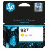 Original HP 937 Yellow Ink Cartridge for HP OfficeJet Pro Printers