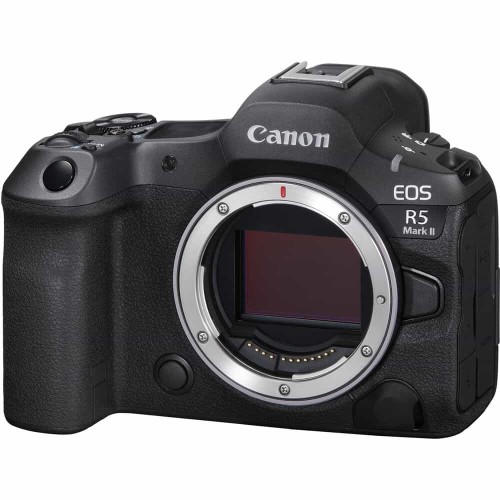 מצלמה דיגיטלית ללא מראה Canon EOS R5 Mark II + עדשת RF 24-105mm F4L IS USM — שחור