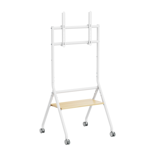 Portable TV Cart 37″–86″ for Studio — White