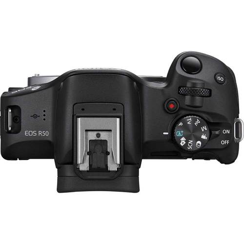 Беззеркальная цифровая камера Canon EOS R50 + объектив RF-S 18-45mm F4.5-6.3 IS STM — черный