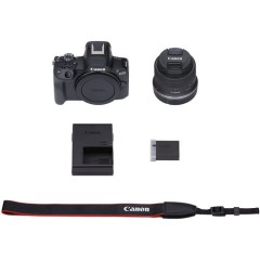 מצלמה דיגיטלית ללא מראה Canon EOS R50 + עדשת RF-S 18-45mm F4.5-6.3 IS STM — שחור