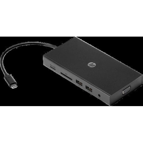 תחנת עגינה HP Travel USB-C Multi Port Hub