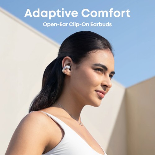 Anker Soundcore AeroClip Wireless Earbuds — White