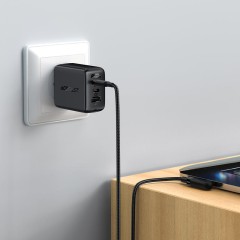 Charging Data Cable C5-03 (USB-C to USB-C) 100W Black