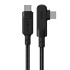 כבל טעינה והעברת נתונים C5-03 (USB-C ל-USB-C) 100W שחור