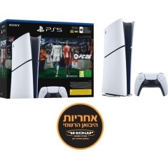 קונסולת משחק Sony PlayStation 5 Slim 825GB Digital Edition + קוד דיגיטלי להורדת המשחק FC26