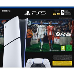 קונסולת משחק Sony PlayStation 5 Slim 825GB Digital Edition + קוד דיגיטלי להורדת המשחק FC26