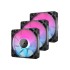 Стартовый комплект вентиляторов CORSAIR iCUE LINK RX120 RGB 120 мм PWM (3 шт.)