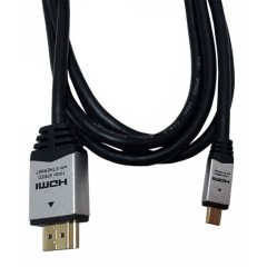 Кабель HDMI — MICRO HDMI с металлическими головками, длина 1м