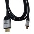 כבל HDMI  – MICRO HDMI  ראשי מתכת אורך 1מ