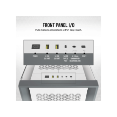 Computer Case CORSAIR 5000D AIRFLOW TG WHITE