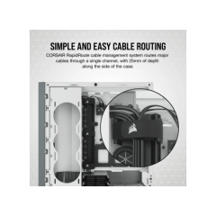 Computer Case CORSAIR 5000D AIRFLOW TG WHITE