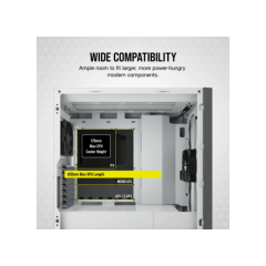 Computer Case CORSAIR 5000D AIRFLOW TG WHITE