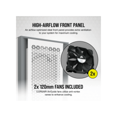 Computer Case CORSAIR 5000D AIRFLOW TG WHITE