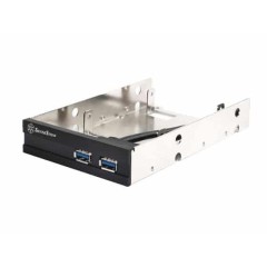 תושבת לכונן פנימי SilverStone 2x USB 3.0 and 2x 2.5in Bay Device