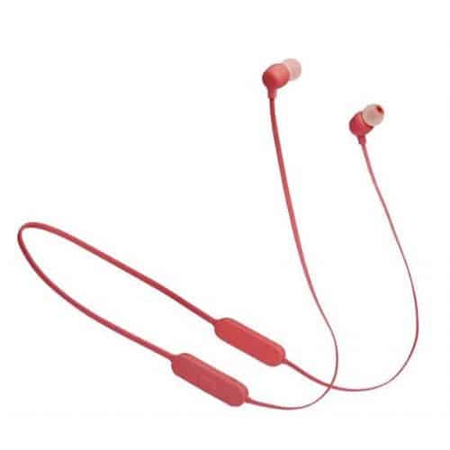 Bluetooth headphones JBL Tune 125BT in pink color.