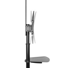 סטנד טלוויזיה טלסקופי מפלדה למסכים בגודל 37″–70″