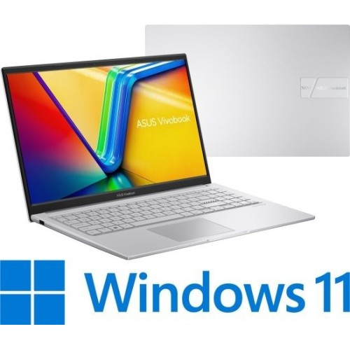 Laptop Asus Vivobook 15 15.6" i5-120U 8GB 512GB — Cool Silver (Win 11 Home)