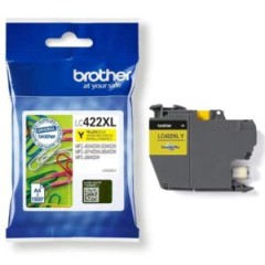 Brother LC422XLY Original XL Yellow Ink Cartridge for MFC-J5340DW / MFC-J5345DW / MFC-J5740DW / MFC-J6540DW / MFC-J6940DW