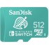 SanDisk Micro SDXC карта памяти для Nintendo Switch с емкостью 512ГБ