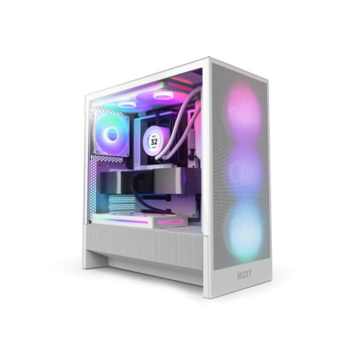 Computer Case NZXT H5 FLOW RGB (2024) WHITE