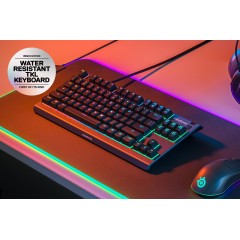 מקלדת גיימינג Steelseries Apex 3 TenKeyLess – US