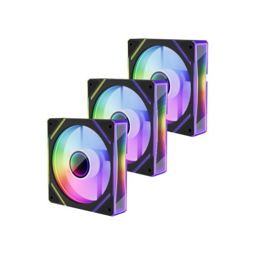 Fan set 1STPLAYER FC 120 mm ARGB black with controller (3 fans)