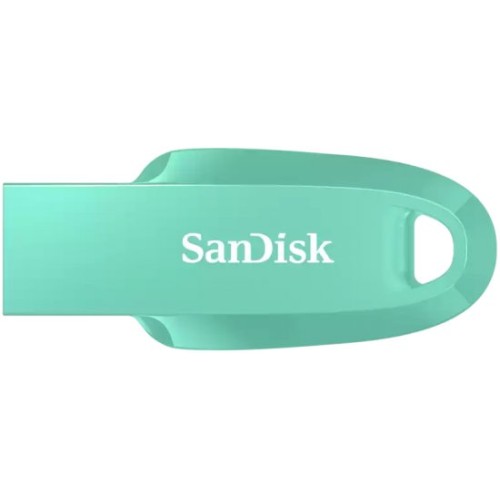 זיכרון נייד SanDisk Ultra Curve USB 3.2 בנפח 256GB צבע ירוק